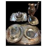 Silver Plate Serving Articles