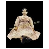 Early Paper Mache Face Doll