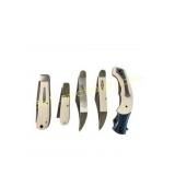 Ivory tone handle Folding knives