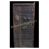 Carved Dogon Granary Door