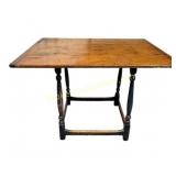 Early 20th-Century Tray-Top Tavern Table