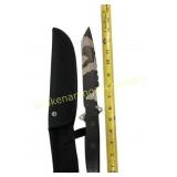 Frost Cutlery Camo Tanto Fixed Blade Knife