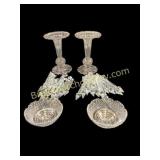 Crystal Lusters 2 Small Bowls