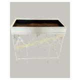 Mid-Century Painted Metal Planter