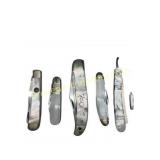 Mother-of-Pearl Pocket Knife Lot