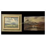 2 Small Landscape Paintings