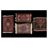 4 Vintage Persian Mats