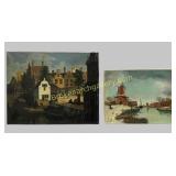 2 Unframed Dutch Landscapes