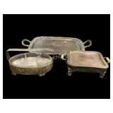 Silver Plate Serving Articles