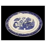 Blue Willow Ironstone Platter