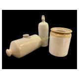 Three Pieces English Saltglaze