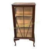Queen Anne Style Mahogany Vitrine