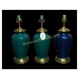 3 Vintage Table Lamps