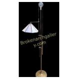 Adjustable Brass Floor Lamp