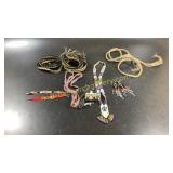 Native American Finger Weaving, Bead Work