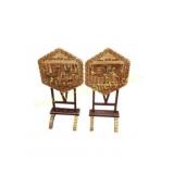 Egyptian-Inspired Wooden Tables