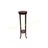Mahogany Pedestal Stand With Circular Top