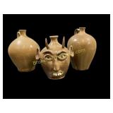 Three Pieces Don Craig Pottery