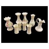 Belleek Porcelain Vases