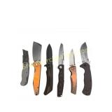 Group of Modern Folding Knive
