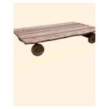 Vintage Fruitwood Utility Cart