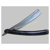 Oversized Folk Art Wooden Straight Razor