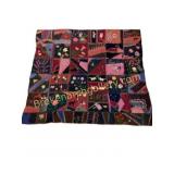 Handmade Crazy Quilt with Embroidery