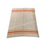 Beige Cloth With Orange Stripes