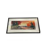 Watercolor Landscape Painting and Print