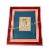 Mouse and mushroom illustration