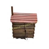 Rustic Wooden Barn with Corrugated Roof