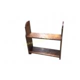 Two Wood Display Shelf Units