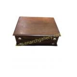 Wooden Box With Two Drawers