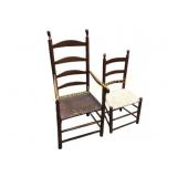 Ladder-Back Wooden Chairs