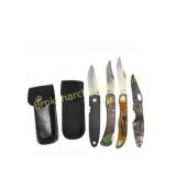 Mixed folding knife lot