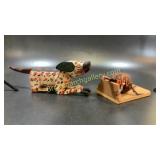 Folk Art Running Dog, Turtle