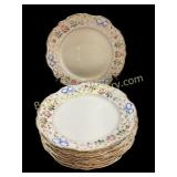 Set of Porcelain Dessert Plates