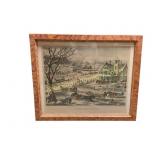 Framed Lithograph Print