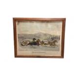 Framed Lithograph The End of the Brush