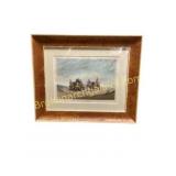 Framed Print Titled Half Way