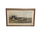 Framed Print of Stage Coach Scene