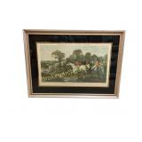 Framed Equestrian Sporting Scene Print