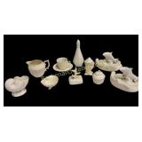 Group Aquatic Belleek Porcelain Articles