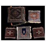 5 Vintage Rug Pillows