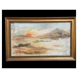 Desert Landscape with Sunrise, Helen Kraus