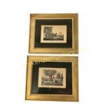 Two Vintage Etchings