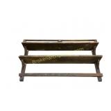 Wooden Three-Tier Wall Shelf