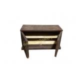 Wooden Cabinet with Decorative Doors