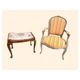 Vanity Still and Open Armchair