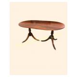 Regency Style Pedestal Base Dining Table